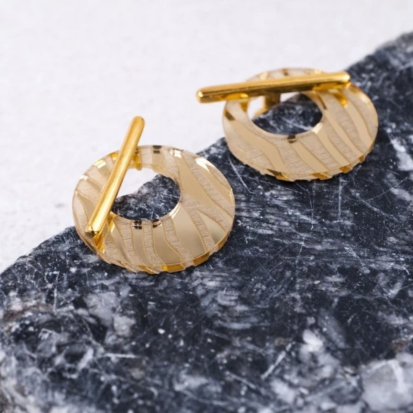 Πλέξιγκλας Σκουλαρίκια Διπλής Όψης