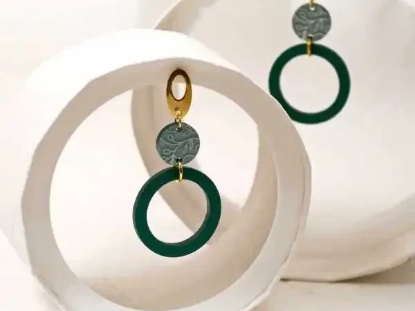 Μεγάλα Σκουλαρίκια με Πλέξιγκλας