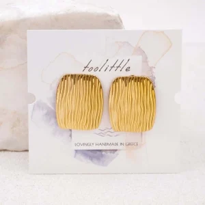 Επίχρυσα Καρφωτά Σκουλαρίκια