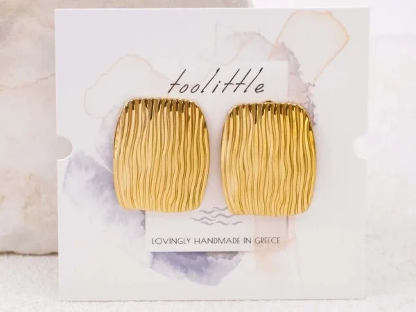 Επίχρυσα Καρφωτά Σκουλαρίκια