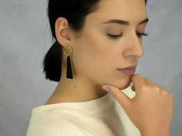 Μεγάλα Σκουλαρίκια με Πλέξιγκλας