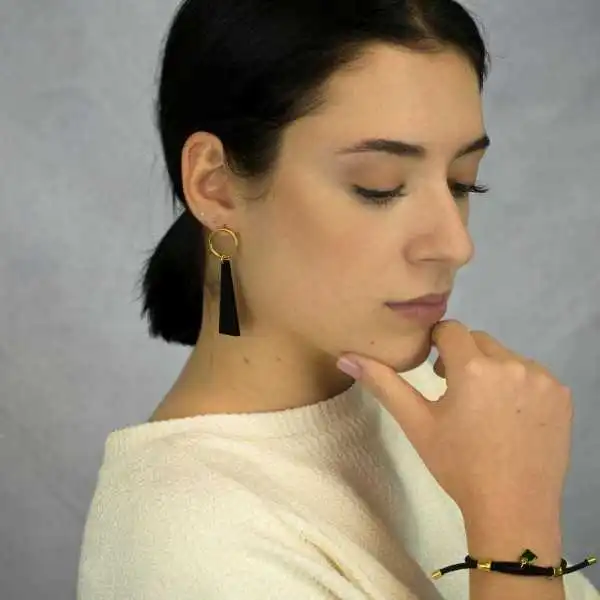 Μεγάλα Σκουλαρίκια με Πλέξιγκλας