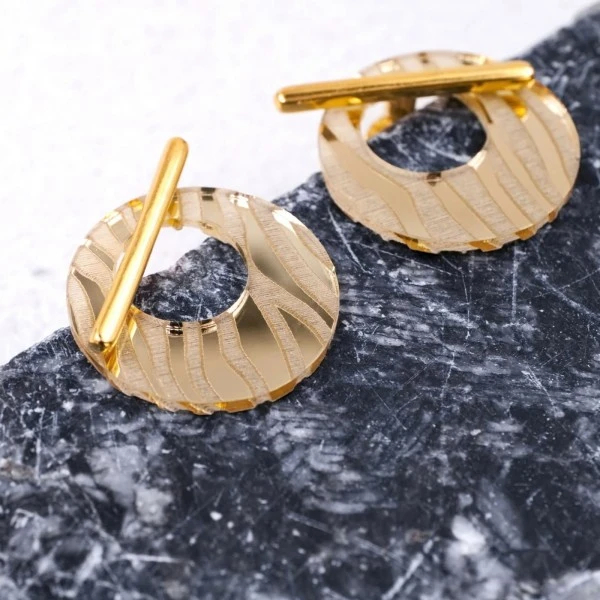 Πλέξιγκλας Σκουλαρίκια Διπλής Όψης